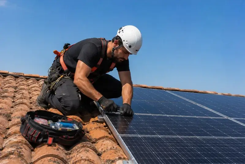 Maintenance et monitoring de panneaux solaires à Labastide-Rouairoux