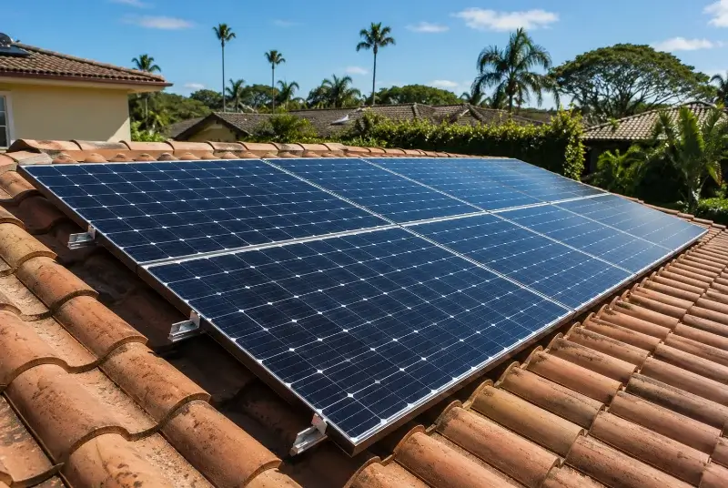 Installation de panneaux solaires à Labastide-Rouairoux